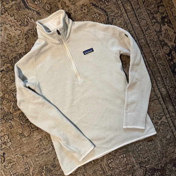PATAGONIA Better Sweater Quarter Zip Fleece Pullover
Medium Cream - Picture 2 of 11